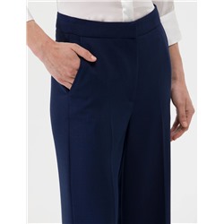 Lacivert Palazzo Pantolon