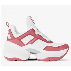 Michael Kors Outlet Olympia Logo Debossed Trainer