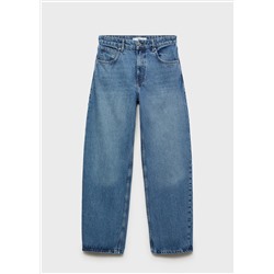 Jeans balloon tiro medio