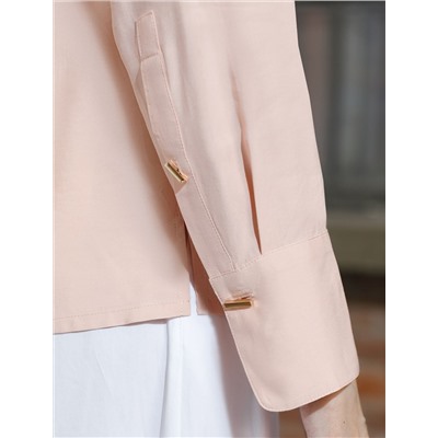 Блузка с широкими манжетами из вискозы с лиоцеллом