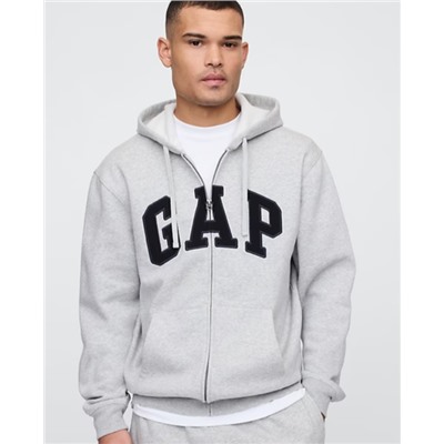 Adult Relaxed Gap Logo Zip Hoodie