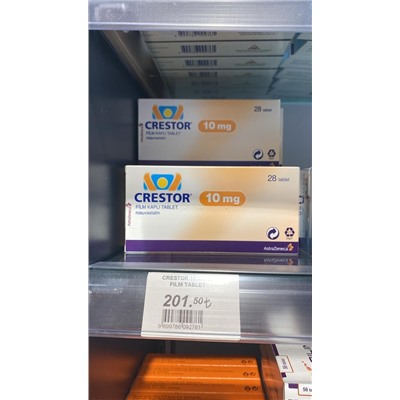 Crestor 10mg 28 tab