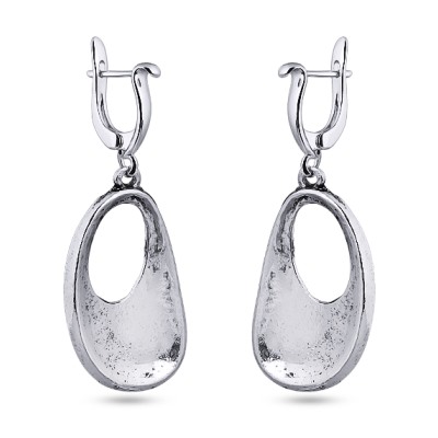 Серьги (покрытие: античное серебро)