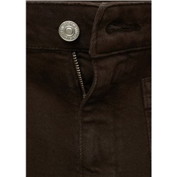 Jeans flare crop bolsillos