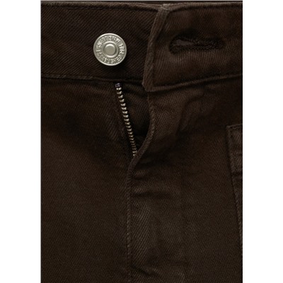 Jeans flare crop bolsillos