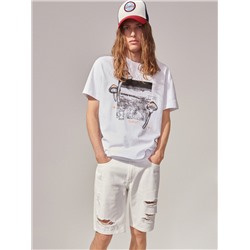 Shorts im Regular-Fit aus Denim