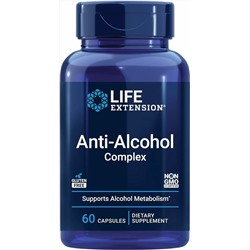 Life Extension Комплекс для поддержки отказа от алкоголя и метаболизма, поддержка функции печени, 60 капсул