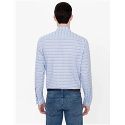 Mavi Slim Fit Uzun Kollu Gömlek