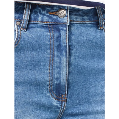 Шорты из эластичного денима