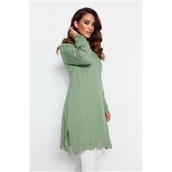 TRENDYOL MODEST Mint Uzun Triko Kazak TCTAW22AK0011