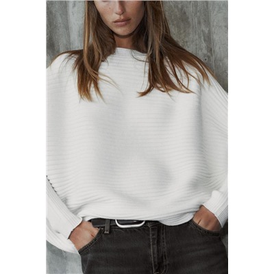 VOLUME TEXTURED KNIT JUMPER