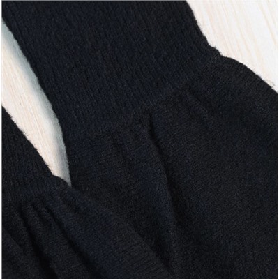 Черное винтажное вязаное платье-свитер  Н*М