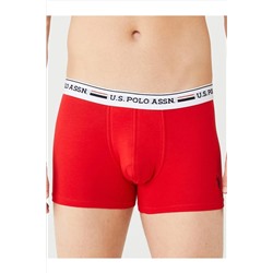 U.S. Polo Assn. U.S. Polo Assn. Erkek Kırmızı - Gri Melanj - Lacivert 3 Lü Boxer
