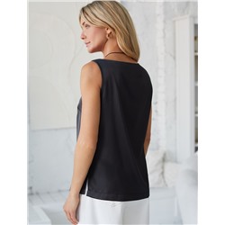 Топ из струящегося сатина