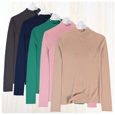 Женская водолазка из овечьей шерсти