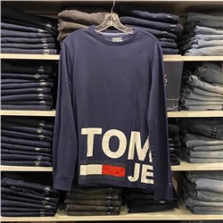 Классный лонгслив из плотного хлопка Tomm*y Hilfige*r ❌  Реплика 1:1. Ничем не отличается от оригинала