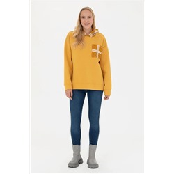 Kadın Hardal Sweatshirt