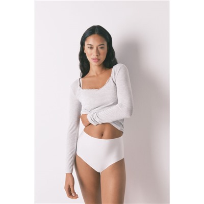 Braga alta clean cut blanco