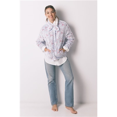 Bata polar pelo Jaquard