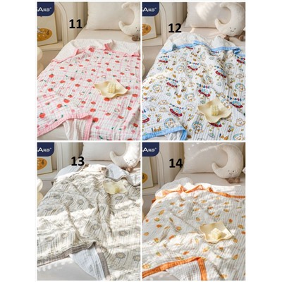 Нежное дышащее хлопково - марлевое одеяло