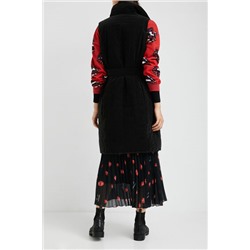 Chaleco largo acolchado