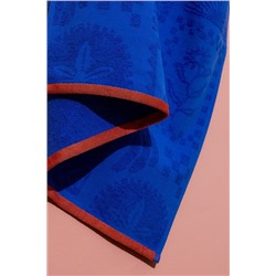 Mai %100 Pamuk Plaj Havlusu - Mavi - 70x150 cm