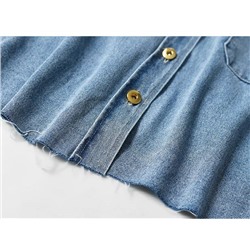 Mi*u Mi*u  ♥️  модная джинсовая рубашка, ретро-стиль.. ✔️ дорогой бренд, цена модели на оф сайте около 200 000👀 высококачественная реплика ✔️ начало продаж 18.03 в 15:00❕