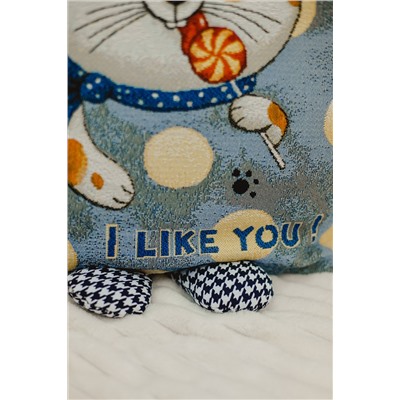 Наволочка 32х32 Зайчик Ты мне нравишься