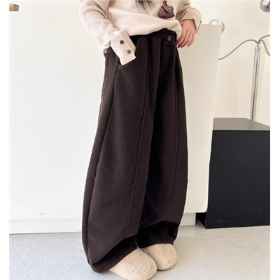 Плюшевые брюки для девочек зима 2025