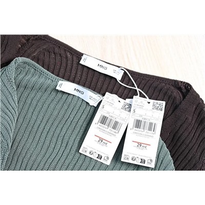 Осенний вязаный кардиган из хлопковой смеси МАНГ*О