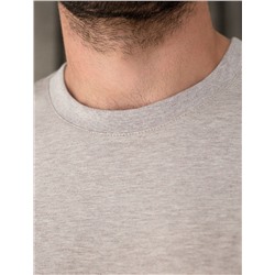 Футболка полуприлегающего кроя с принтом из премиального хлопка