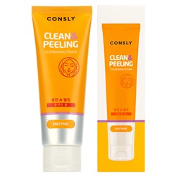 Consly Enzyme Cleansing Foam «Clean&amp;Peeling», 120ml Энзимная обновляющая пенка для умывания с папаином Clean&amp;Peeling 120мл
