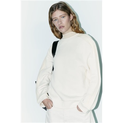 SUDADERA COMBINADA TRICOT