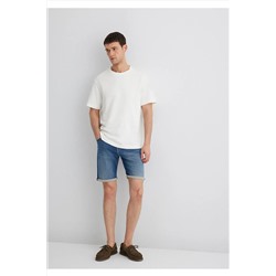 Mavi Brian Sporty Koyu Mavi Jean Şort 0418490389