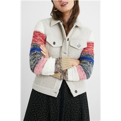 Chaqueta trucker bimateria