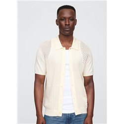 Textured Sweater Vacay Shirt