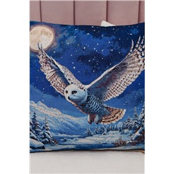 Наволочка декоративная 50х50 Сова в ночи