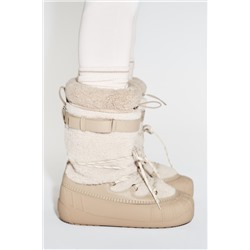 SHEARLING EFFECT ANKLE BOOTS SKI COLLECTION, CHARACTERISTICS