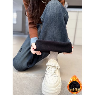 Утепленные джинсы для девочек