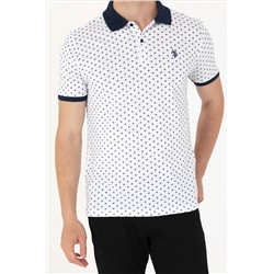 Erkek Beyaz Polo Yaka Tişört