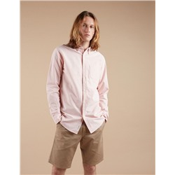 Pocket Striped Oxford Shirt, Men, Orange