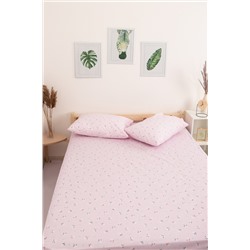 Простыня перкаль Розовое поле