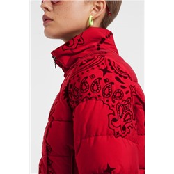 Chaqueta acolchada cuello tortuga