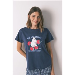 Pijama Capri 100% algodón Moomin azul