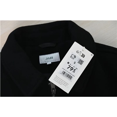 Мужская шерстяная куртка на молнии