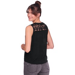 Damen Blusentop in Crepp-Optik