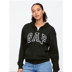 Relaxed Gap Logo Zip Hoodie