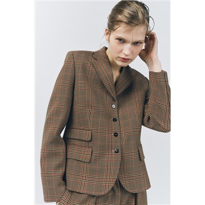 ZW COLLECTION CHECK BLAZER
