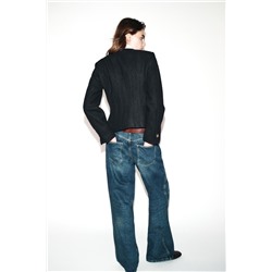 FITTED ROUND NECK BLAZER