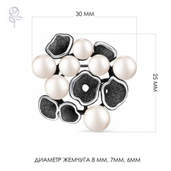 Брошь серебряная 925 арт.56013S1B